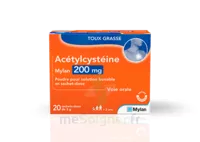 Acetylcysteine Mylan 200mg, Poudre Pour Solution Buvable à Dreux