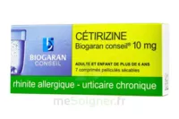 Cetirizine Biogaran Conseil 10 Mg, Comprimé Pelliculé Sécable à Dreux