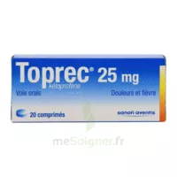 Toprec 25 Mg Comprimés Plq/20 à Dreux