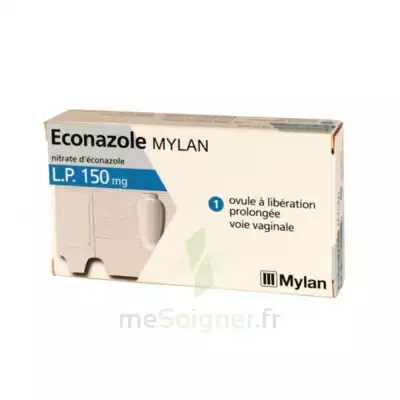 Econazole Mylan L.p. 150 Mg, Ovule à Libération Prolongée à Dreux