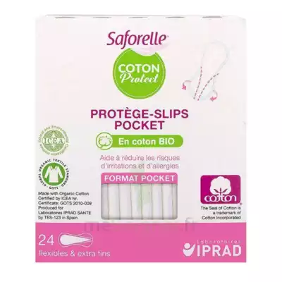 Saforelle Coton Protect Protège-slip Pocket B/24 à Dreux