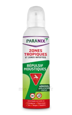 Paranix Moustiques Lotion Zones Tropicales Aérosol/125ml à Dreux